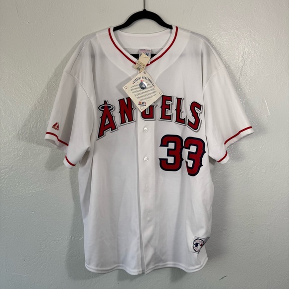 Vintage Majestic Anaheim Angels #33 Diego Baseball Jersey Dead Stock New - Picture 1 of 15